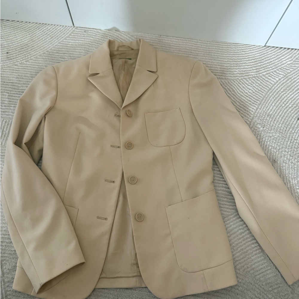 United Colors Of Benetton Light Tan Blazer